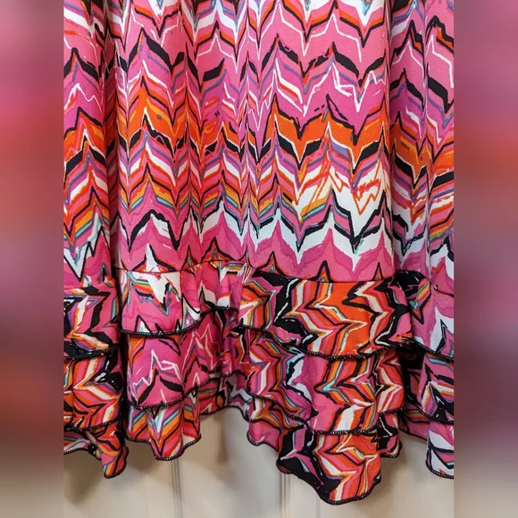 Dress bundle of 2 bright pink and blue colorful sleeveless Prelude size large - Picture 12 of 13